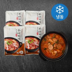 원할머니 쫄깃한 햄 듬뿍 부대찌개 (냉동), 500g, 4팩