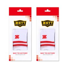 ZETT 運動棒球襪 BSK-700 2入, 紅色的