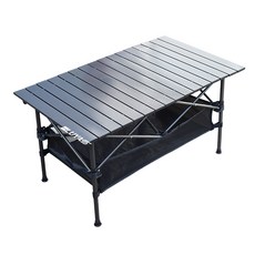 루야스 접이식 롤 캠핑 테이블, 120x55x50