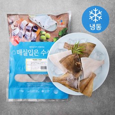 이츠웰 매실입은 가자미 60~80g 토막 (냉동), 1kg, 1개