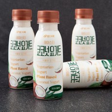 빙그레 테이스티 코코넛 요거트 플레인 베지테리언 4입, 540ml, 1개