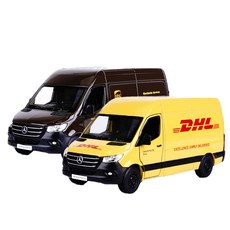 킨스마트 벤츠 스프린터 DHL UPS 다이캐스트 2p, 혼합색상