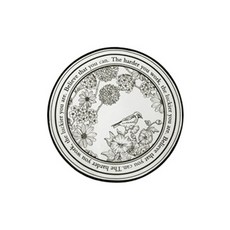 숄뱅 로맨틱 퓨어 북유럽 감성빈티지 원형타입 발매트 미니러그, 미니버드(40cm), 40cm