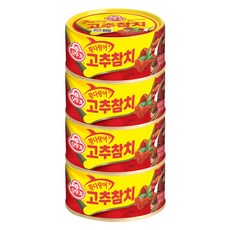 오뚜기 고추참치, 135g, 4개