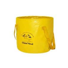 w에이블 야외 설거지통 가방, 03 10L 밝은 노란색