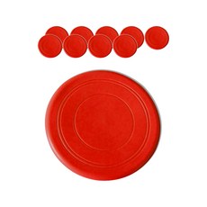 BS UP狗狗飛盤訓練用品飛盤, 03 紅色飛盤, 10個