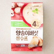 풀무원 양송이버섯 생수프 4개입, 760g, 1개
