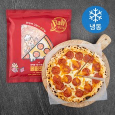 화덕에 구운 수제 야피자 페퍼로니(냉동), 339g, 1개
