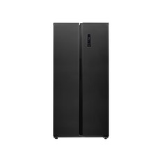 캐리어 클라윈드 피트인 양문형 냉장고 CRFSN431BDC 431L 방문설치, 블랙 메탈