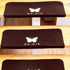 Itemtrade 아템트 미끄럼방지 계단매트 2p, 22 나비(딥커피), 2개
