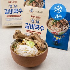 툭툭누들타이 더반찬 간편 연남 갈비국수 (냉동), 1010g, 2개