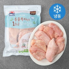 사조원 동물복지 인증 1등급 IQF 닭가슴살 (냉동), 1kg, 1개