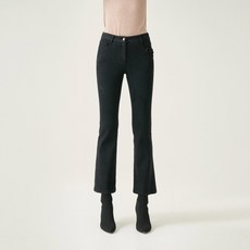 올리비아로렌 여성용 테이프 디테일 붓컷 데님 VVCMPXW9281
