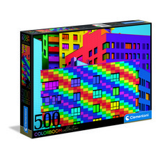 클레멘토니 컬러붐 컬렉션 건물 직소퍼즐 C35094, 500피스, 혼합색상