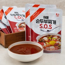 생채움 해물 순두부찌개 양념 냉장, 120g, 6개