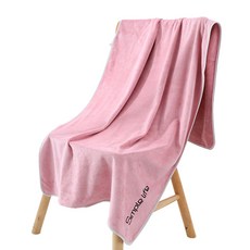 라온투유 극세사 목욕타월 심플 코리형, 06 로즈 핑크, 1개