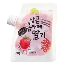 프레시히어로 상큼 홈카페 딸기 퓨레 (냉동), 200g, 1개