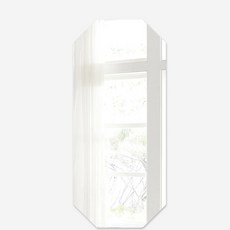  위미러 베네치안 노프레임 팔각 전신거울 초슬림 벽걸이형 