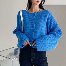 오오엘 여성용 알파카 아워 하찌 가디건
