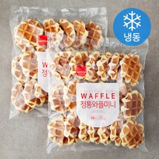 삼립 정통 와플 미니 20개입 (냉동), 600g, 2봉