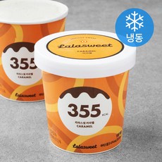 라라스윗 카라멜 아이스크림 (냉동), 474ml, 1개