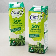 오라시 소이 무가당, 1000ml, 2개