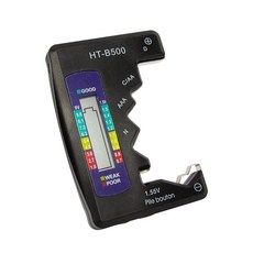 에이치디탑 디지털 LCD 건전지 배터리 측정 테스터기 HT-B500, 1개