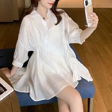 에스텔라 주름셔츠 임산부 외출복 투피스
