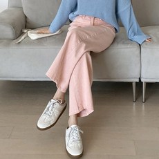 핑크데님팬츠