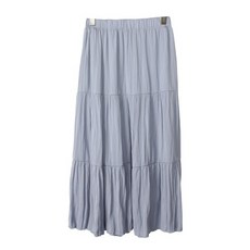 밴딩 샤틴 롱 캉캉 스커트 SK4344K21