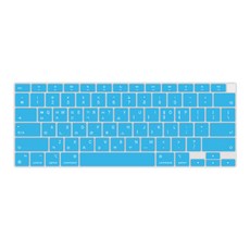 카라스 New Macbook Air Pro 11.6 W A1370 / A1465 글자 인쇄 칼라 키스킨, 블루, 1개