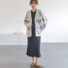 더그랑 임산부 V넥 루즈핏 스웨터
