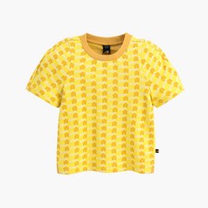모이몰른 여아용 플라워 자카드 티셔츠 M212TSG30P