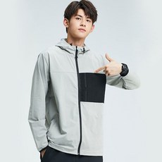 Minsung Company男款方形登山戶外拉鍊外套