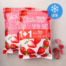감미인영농조합법인 국내산 딸기 (냉동), 1kg, 2개