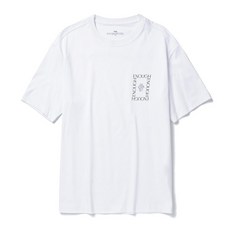 지이크 남성용 ENOUGH 레터링 반팔 티셔츠 PEIBD8501