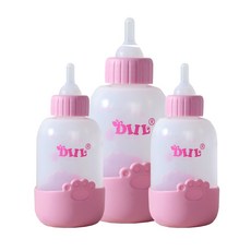 반려동물 라이프 퀄업 젖병 100ml, 핑크, 3개