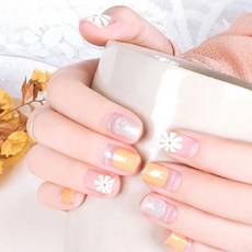 네일꽃스티커