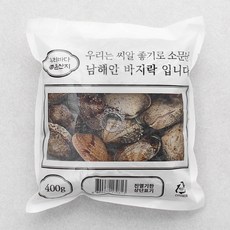 남해안 바다 바지락 (냉장), 400g, 1봉