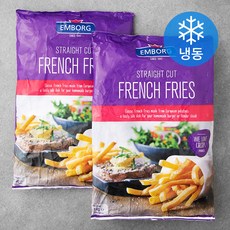 엠보그 프렌치 프라이 스트레이트 컷 (냉동), 1kg, 2개