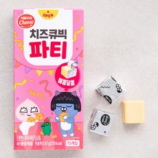 치즈큐빅 파티 매콤달콤 15개입, 87g, 1개