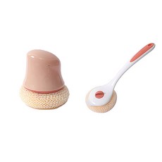 쉐어몰 스탠다드 주방수세미 긴막대형 + 손잡이형 세트, 핑크세트, 랜덤발송(수세미), 1세트