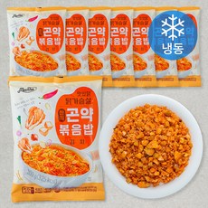 맛있닭 닭가슴살 한끼곤약 볶음밥 파우치 김치 (냉동), 8팩, 200g