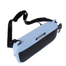 GRAYCO BOSE Soundlink FLEX 獨家矽膠外殼保險槓外殼 + 肩帶 + 登山扣套組, 天空