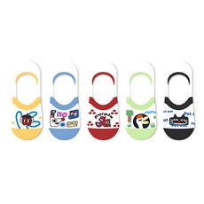 해시그라운드 여성용 스텔라 페이크삭스 5종 + 수면양말 세트