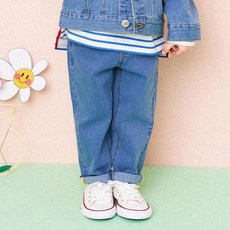 헤이미니 아동용 NEW 테이크이지베어 데님 팬츠