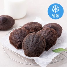 맘쿠킹 우리밀 초코 마들렌 생지 (냉동), 8개입, 22g