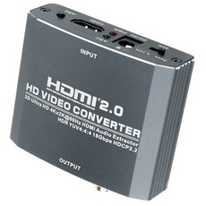 Coms HDMI 2.0 오디오광 3.5mm 스피커 분리 추출 컨버터, ZH303
