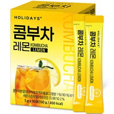 홀리데이즈 콤부차 레몬 30p, 5g, 30개입, 1개