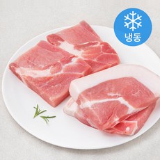 제직증명 제주 흑돼지 뒷다리 구이용 (냉동), 350g, 2개